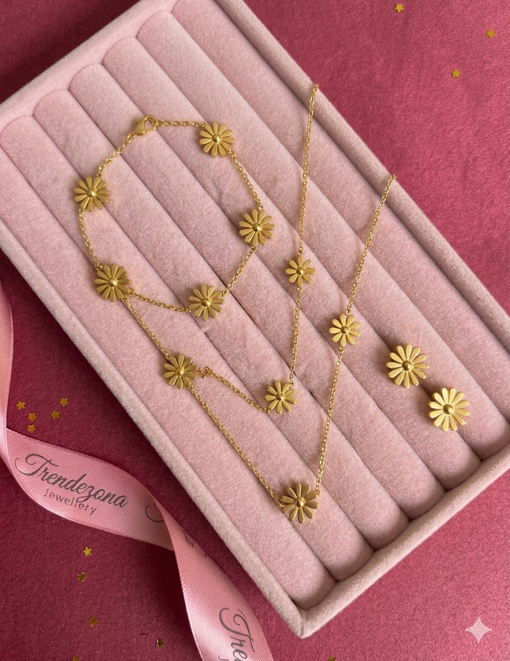 Floral Pendent Set
