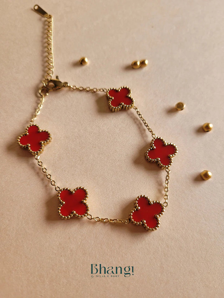Clover red Bracelet