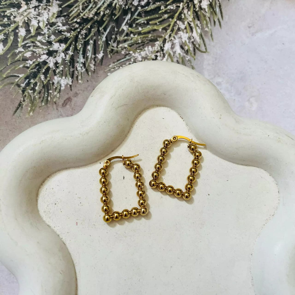 Beady Hoops