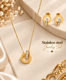 White zircon set