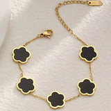 Stainless Steel clover Bracelet